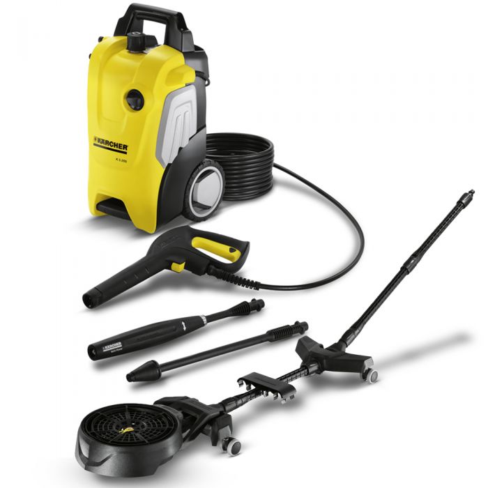 style this dynamic Karcher K5.200 electric 20 - 140 bar pressure washer with Suction Hose