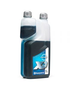 HUSQVARNA 50:1 XP 2-Stroke Mixing Oil 1 Litre with 100ml dosage for easy clean mixing.  