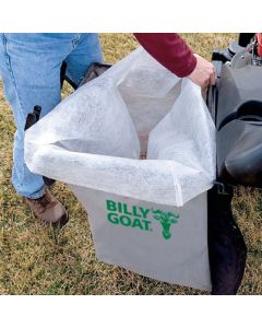 Billy Goat bag liners to fit the Billy Goat wheeled vacuums to allow you easily remove the debris which has been collected.