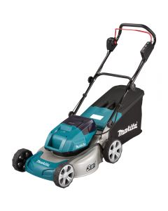 Makita DLM460PT2 Cordless Lawn Mower with 2 x Batteries and Twin Charger