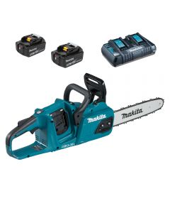 Makita DUC305PT2 Cordless Chainsaw with 2 x 5aH batteries and charger