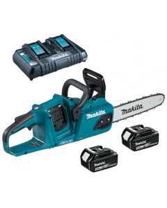 Makita DUC305Z-KIT Cordless Chainsaw with 2 x 5aH Batteries & Twin Charge