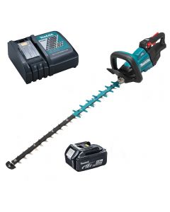 Makita DUH751Z 18V Cordless Hedge Trimmer with 5aH Battery and Charger