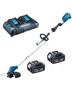 Makita DUR183LZ Battery split shaft lilne trimmer including battery and charger