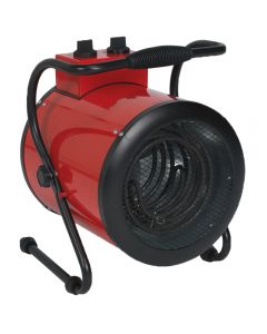 Sealey EH5001 industrial fan heater offers a 5kw output, requires a 415v supply