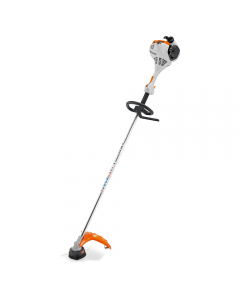 Stihl FS 55 R entry level straight shaft petrol brushcutter with and blade option.