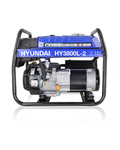 Hyundai petrol generator with 2 power sockets (115v and 230v)
