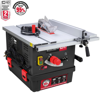 SIP 01513 2-in-1 Table Saw with Dust Extractor