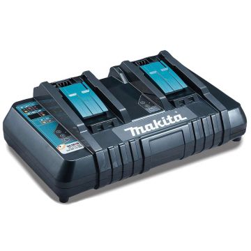Makita twin port charger for 14.4v and 18v batteries