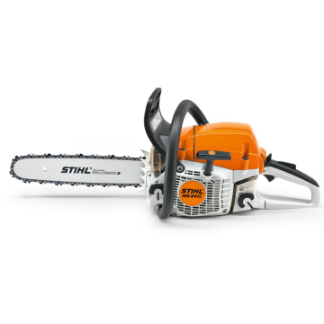 The Stihl MS241C-M chainsaw is ideal for forestry work such as delimbing and felling trees. 