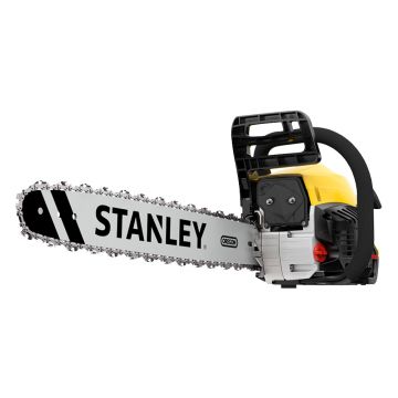 Stanley petrol chainsaw with 18" bar and chain.