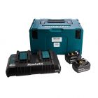 Makita 98C430 2 x 5Ah 18v LXT Barttery Pack with Twin Charger