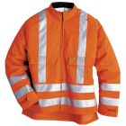 Genuine Stihl high visibility chainsaw jacket with reflective strips offers class 1 cut protection