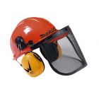 Makita combination safety helmet with mesh visor and ear protectors (Colour may vary)