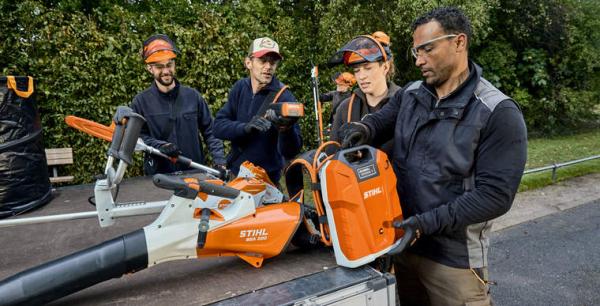 Power up your day with STIHL'S range of cordless battery products!
